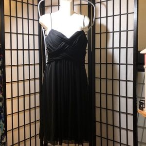 Black spaghetti highschool dress